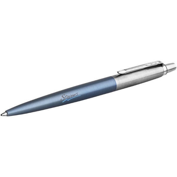 Parker penna a sfera Jotter Bond Street (inchiostro blu) - Blu chiaro / Argento
