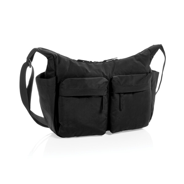 KENTO URBAN RCS recycled nylon padded crossover bag - Black