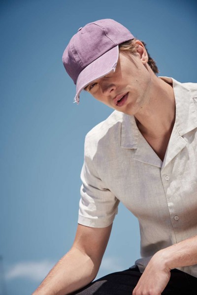Destroyed Washed Cap - Washed Black