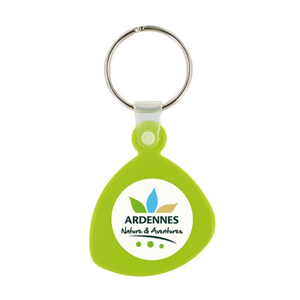 RIGID KEY-RING - Galet / Jaune