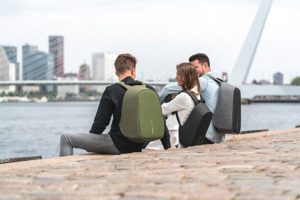 Xd Design Bobby Hero XL backpack, USB, 17'' laptop - Grey / Grey