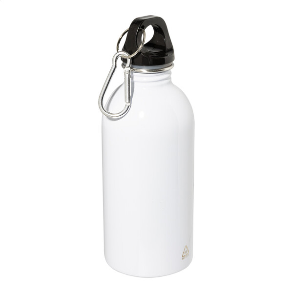 Recycled Stainless Steel Bottle Ressuto - White