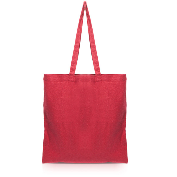 Saco De Algodão Reciclado, Asa Comprida - Vermelho
