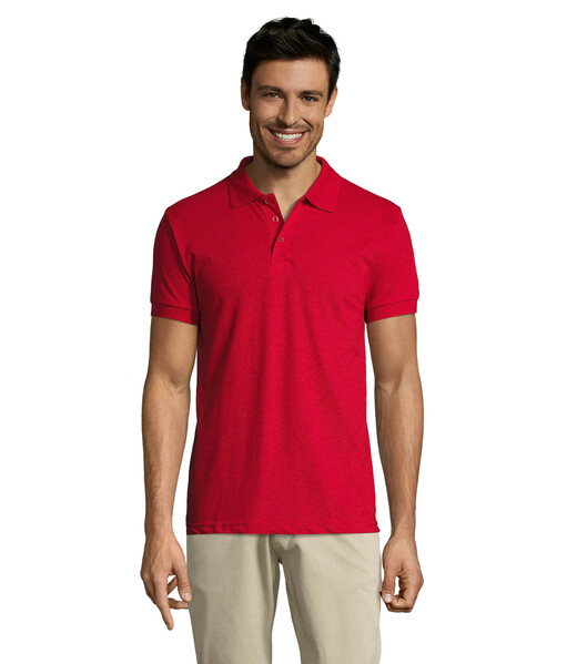 PRIME POLO SENHOR 200g Prime Men - Vermelho4XL