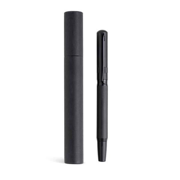 Roller Em Metal Com Corpo Texturado, Caixa De Oferta - Preto