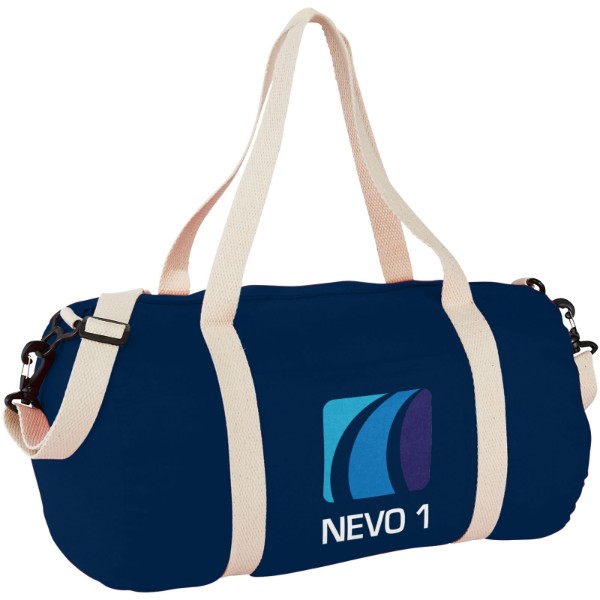 Cochichuate cotton barrel duffel bag 25L - Navy