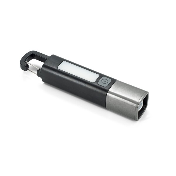 WIGGINS. Lanterna em ABS, com luz LED 2 W (53 lúmenes) na parte frontal e luz COB (53 lúmenes) na parte superior