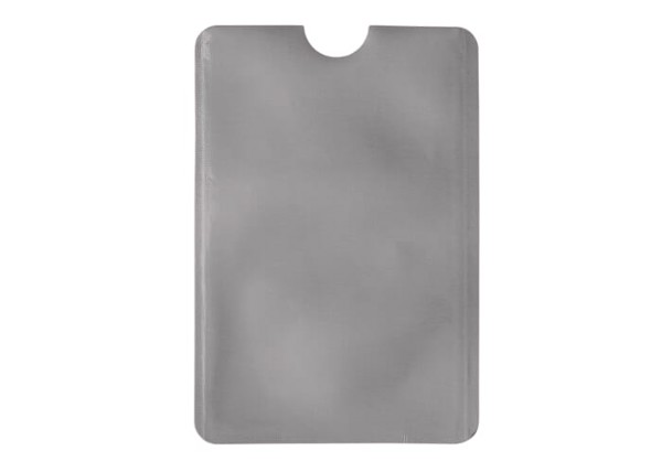 Cardholder anti-skim soft - Silver