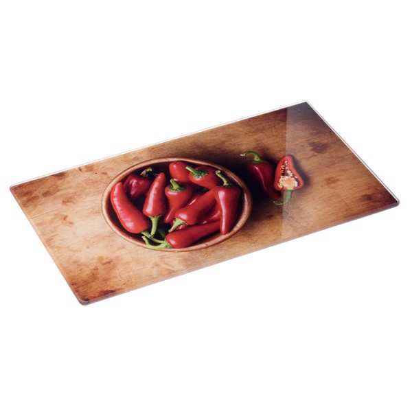 Planche À Découper En Verre"Meal"Petite