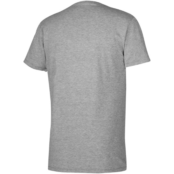 Kawartha short sleeve men's GOTS organic V-neck t-shirt - Grey Melange / M