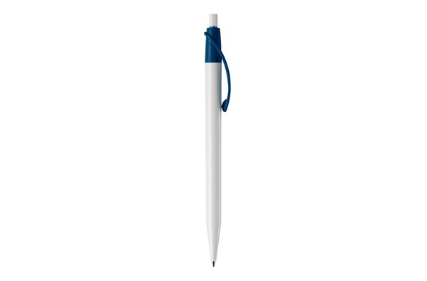 Cosmo ball pen hardcolour - White / Dark Blue