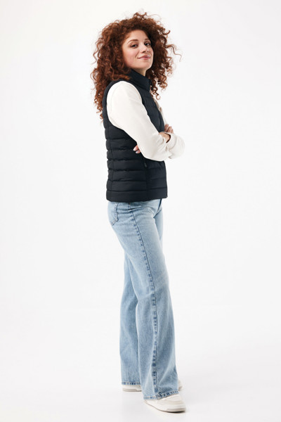 Iqoniq Meru ženski telovnik, recikliran poliester - Črna / L