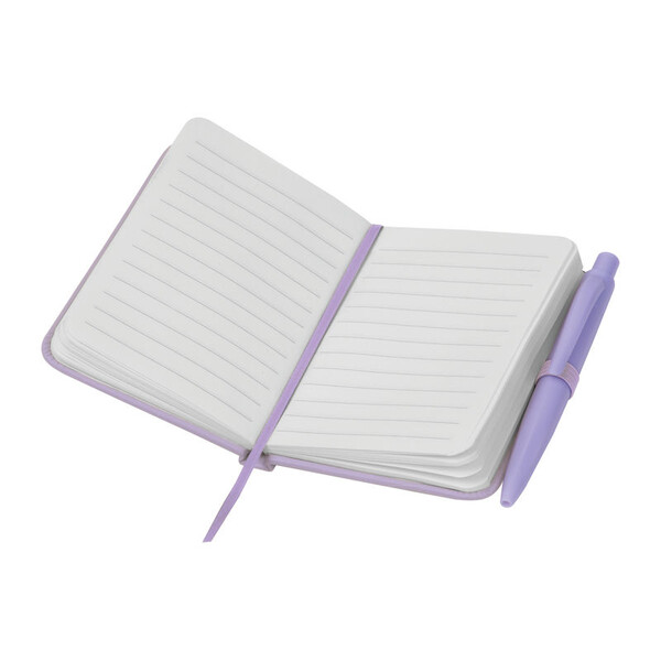 A7 Notebook with Ballpoint Pen San Antonio - Violet