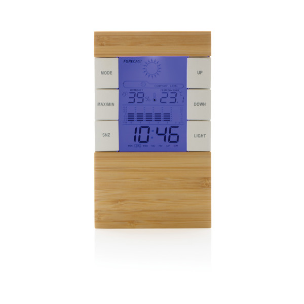 Meteostanice Utah z RCS rec. plastu a bambusu