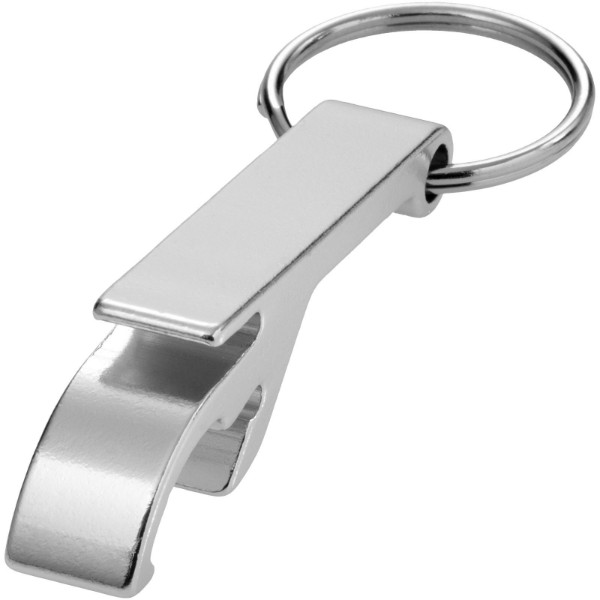 Tao Schlüsselanhänger mit Flaschen- und Dosenöffner - Silber