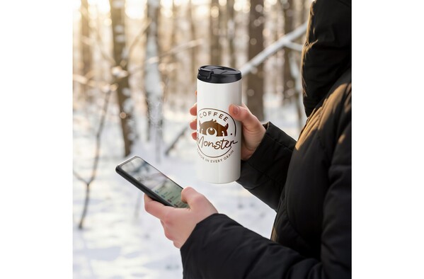 Mug Isotherme étanche 350ml - Blanc