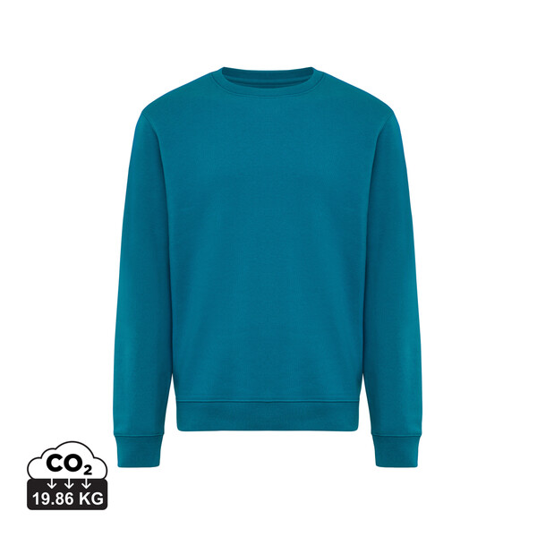 Mikina IQONIQ Torla z recyklované bavlny - Dark Teal / S