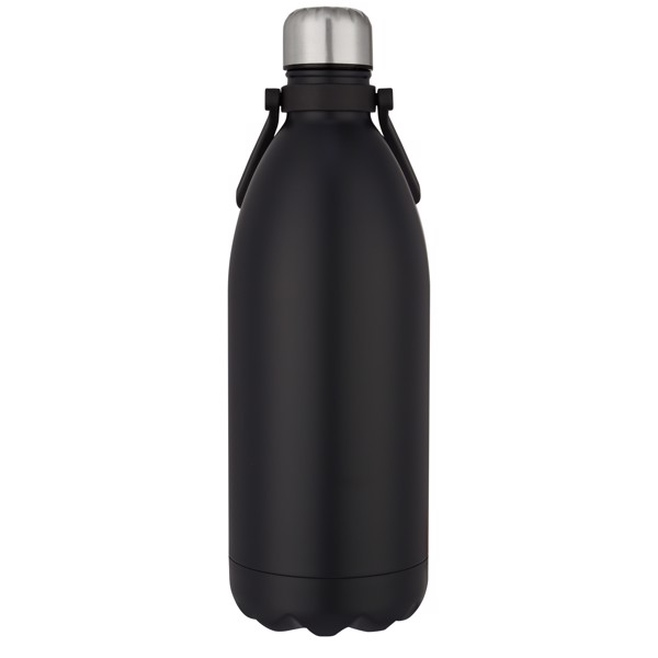 Bottiglia Cove in acciaio inossidabile da 1,5 l con isolamento sottovuoto - Nero