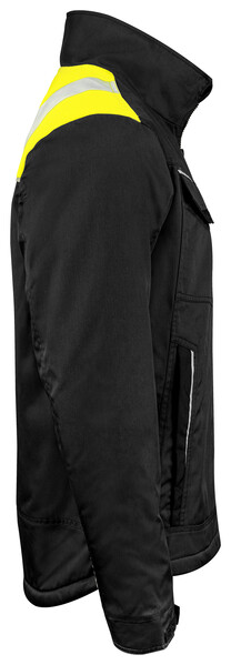 5428 Jacket Padded Black/Yellow M