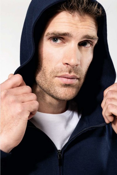 Men's Zipped Hoodie - Deep Navy / M