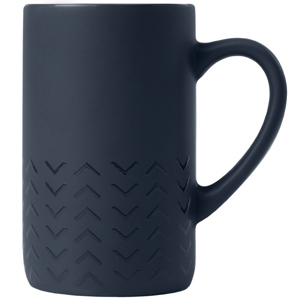 Café Chalet - 355 ml Tasse en céramique - Bleu marine / Laser