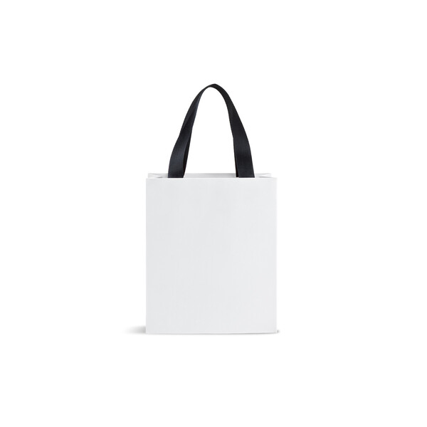 Saco De Papel Premium 250G/M², 20X24x9cm - Branco