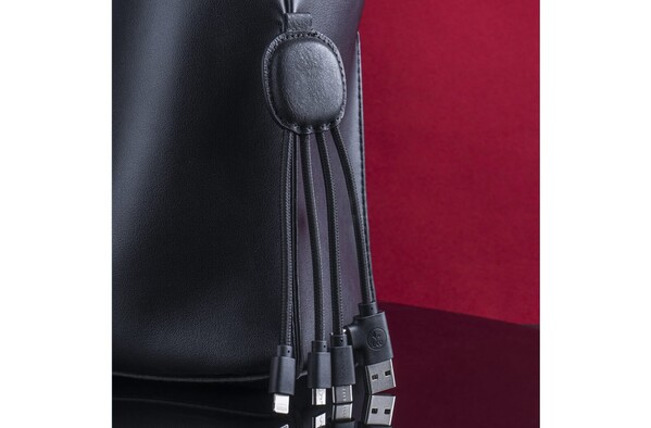 Xoopar Iné charging cable, NFC,recycled leather