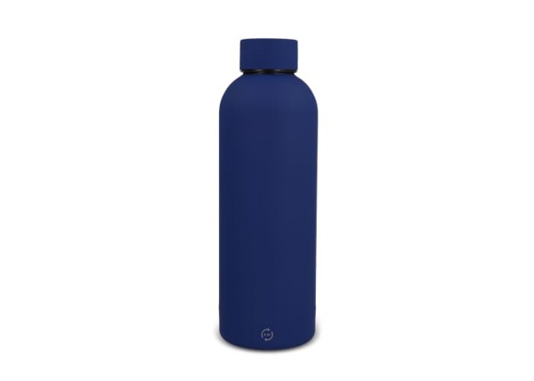 Bouteille isotherme Alchemy toucher doux 500ml - Bleu foncé