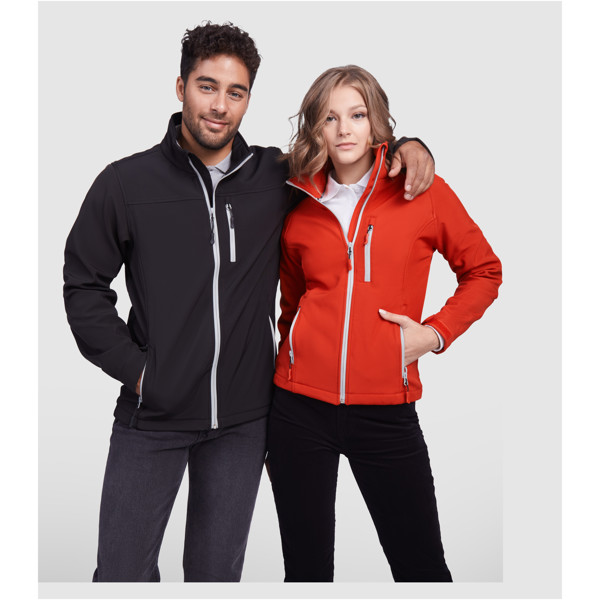 Antartida women's softshell jacket - Solid Black / XL