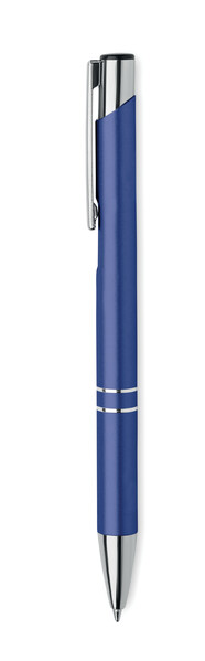 Stylo à bille en alu recyclé Bern Ra - Bleu Royal