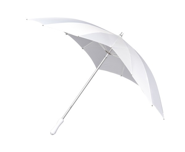 FALCONE - Parapluie forme coeur modle dpos - Manuel - Impermable au vent -  110 cm - Blanc