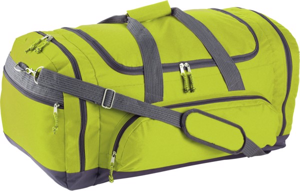 Sac de sport en polyester Lorenzo - Yellow