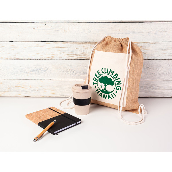 Eco-Pure jute backpack