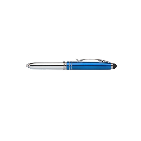 Brando Shiny Kugelschreiber - m/Stylus - Meerblau / Lasermax 360