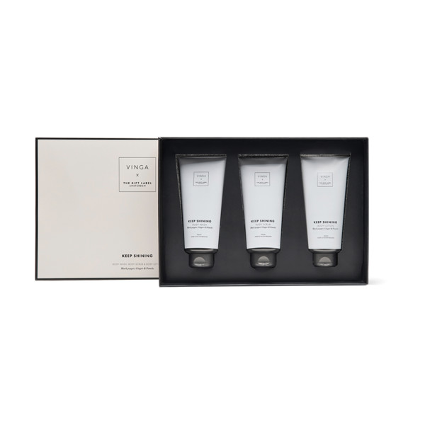 VINGA x TGL body care gift set
