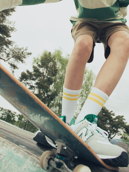 Tennis Socks - White / Black / 27-31