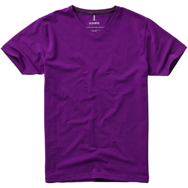 Kawartha short sleeve men's GOTS organic t-shirt - Plum / M