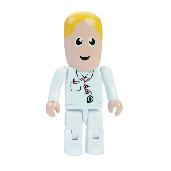 USB custom figure - WHITE_1GB