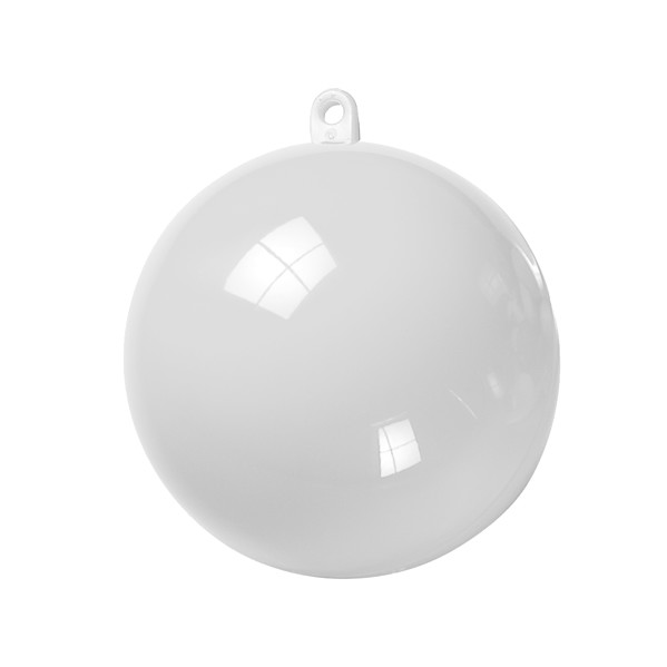 Plastic Bauble “Mini Ball” - White