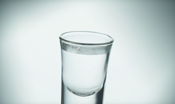 Songo shot glass, 28ml glass soda lime