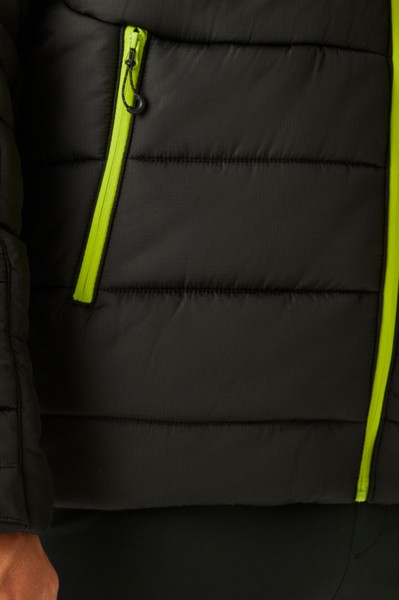 Navigate Thermal Jacket - Black / Orange Pop / 3XL