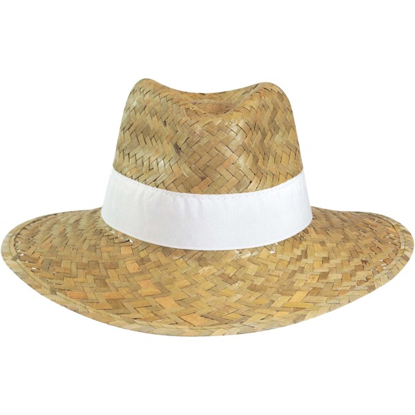 Citizen Green Bonnie Panama hat - White