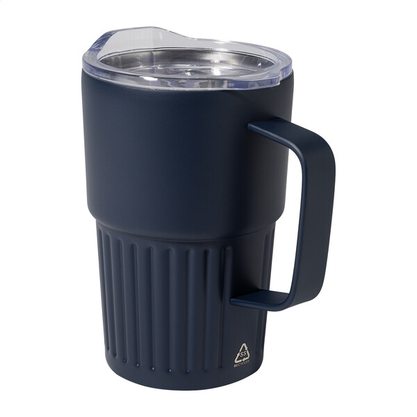Mug Thermos Streaky Grab - Bleu Foncé