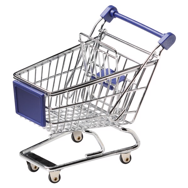 Miniature Shopping Cart