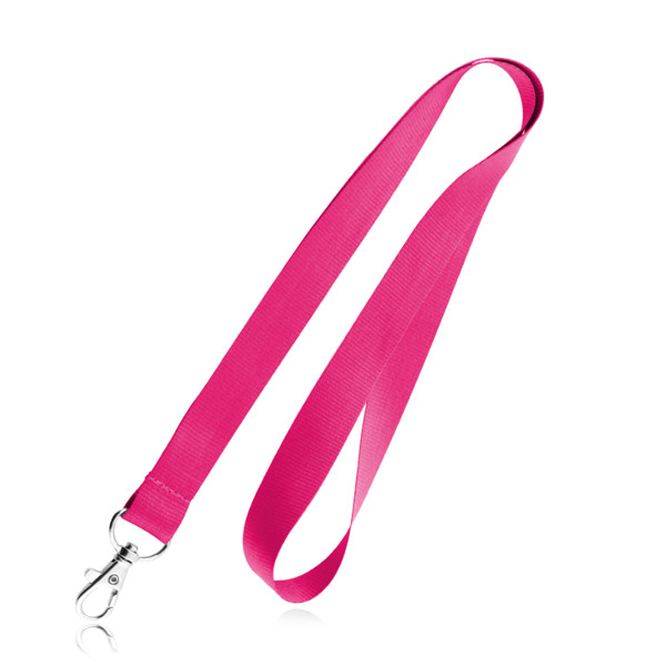Lanyard En Polyester - Rose / U