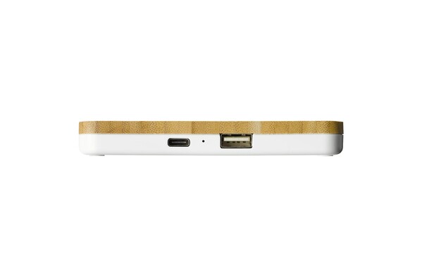 Chargeur sans fil en bambou 5W