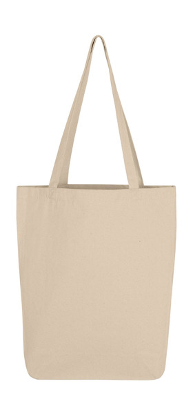 Canvas Cotton Bag Lh With Gusset - Natural / ONE SIZE