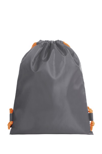 Drawstring Bag Paint - Grey-Orange