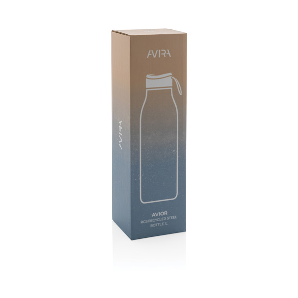 Avira Avior vakuumska steklenica iz recikliranega jekla, 1000 ml - Bela