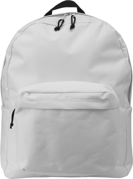 Sac à dos en polyester Livia - White